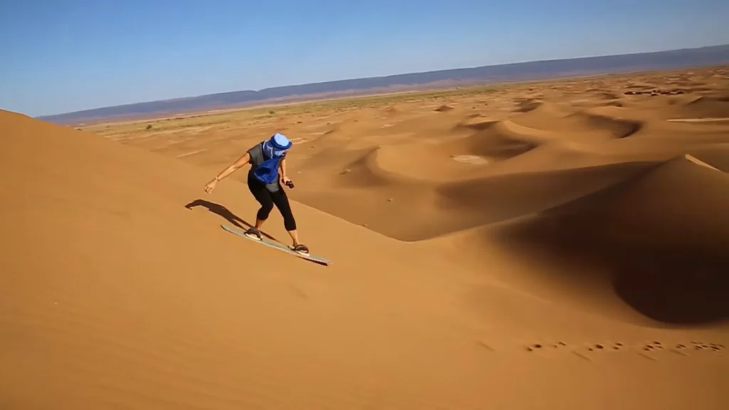 Sandboarding on the Dunes